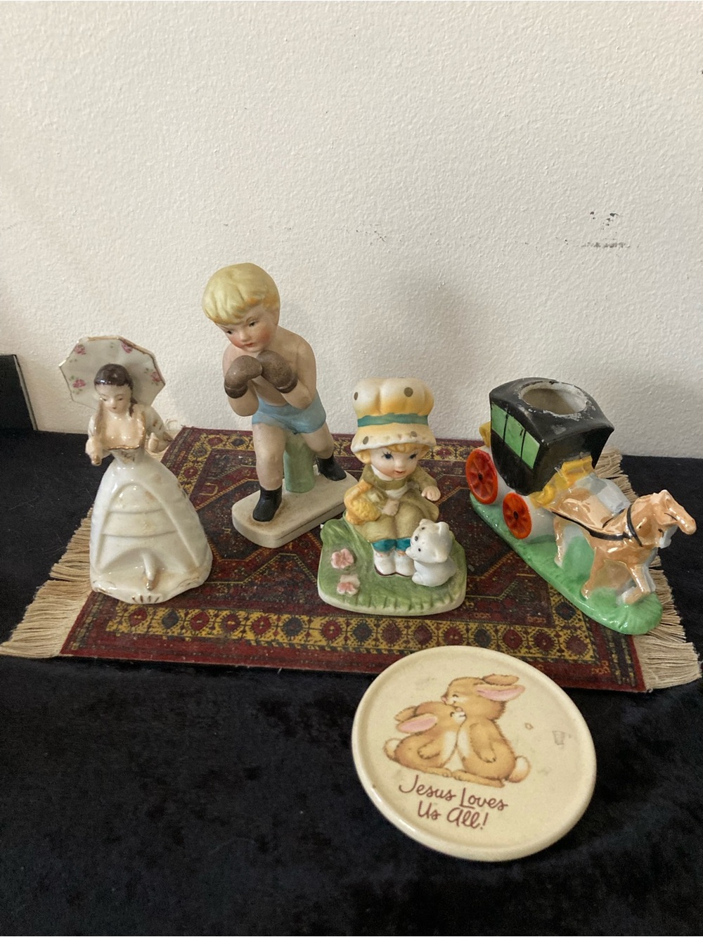 Assorted Ceramic Japan Figurine Lot - Vintage Homco Accents